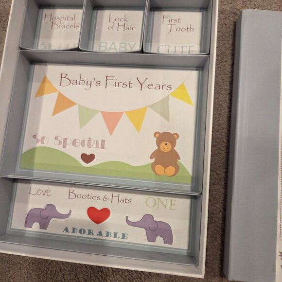Baby book & Keepsake box - Picture 3 of 3